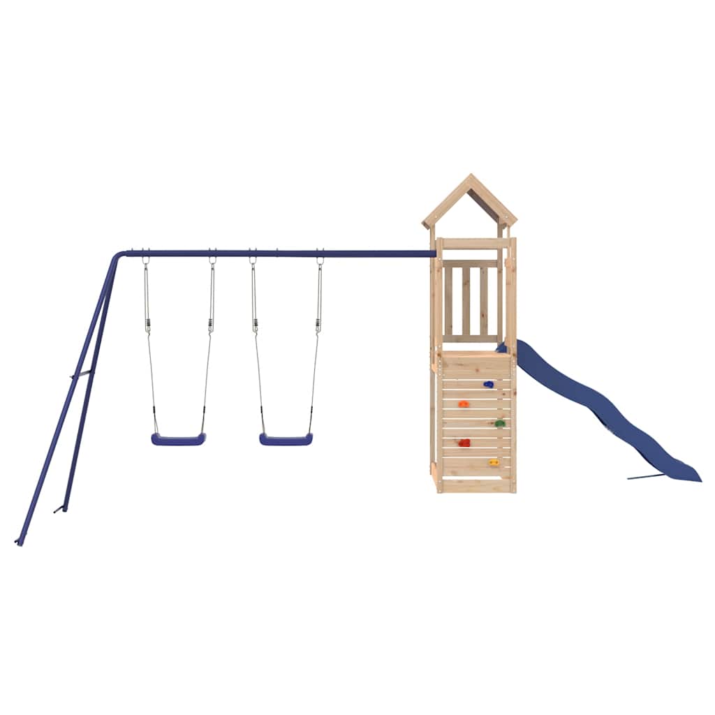 Solid Wood Play Tower Pine