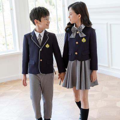 Mädchen Schuluniform im British Academy Stil - Frühling/Herbst Kindergarten- & Grundschulanzug