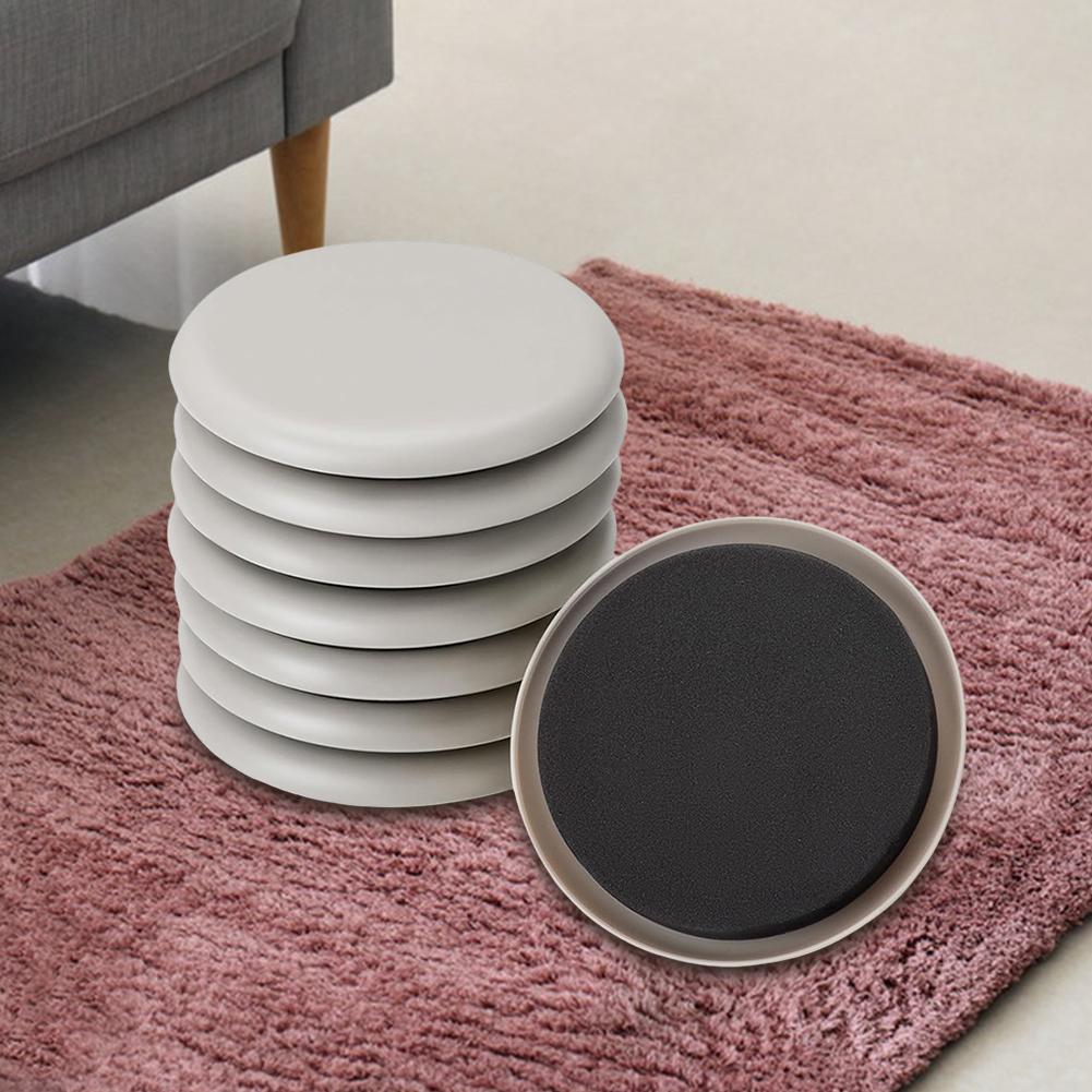 24/40Pcs Furniture Sliders Furniture Gliders Movers Self-Adhesive Heavy Duty Furniture Movers for Home Carpet Hardwood Floors