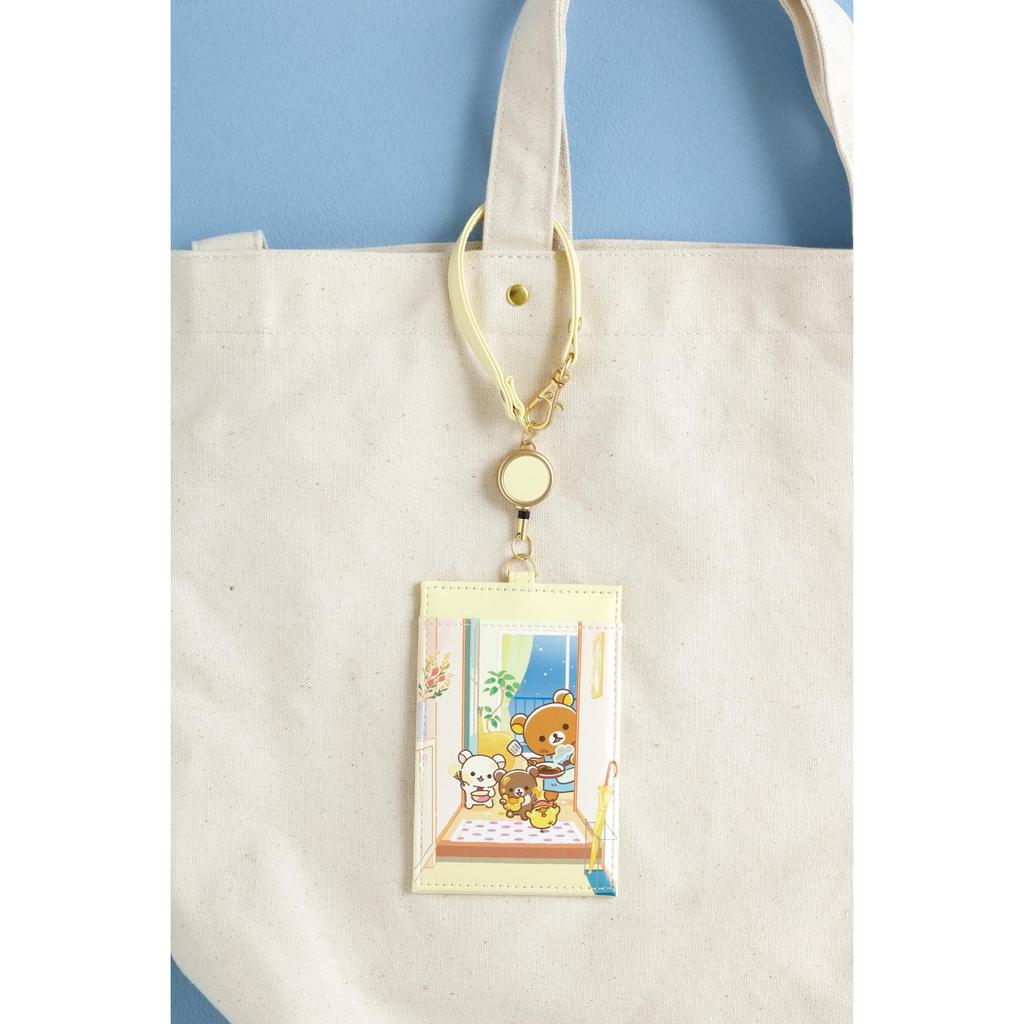 Rilakkuma Pass Case with Reel PB72501 San-X
