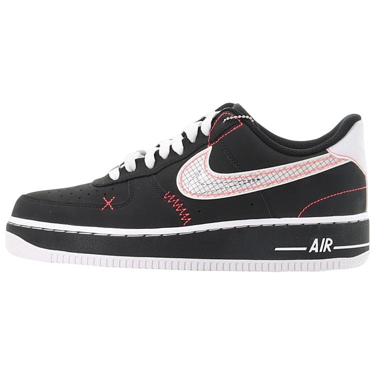 

Nike Air Force 1 Low Schematic Black White Bright Crimson CU6646-001 42.5