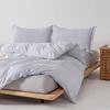 Muji Blue Plaid 4-Piece Bedding Set