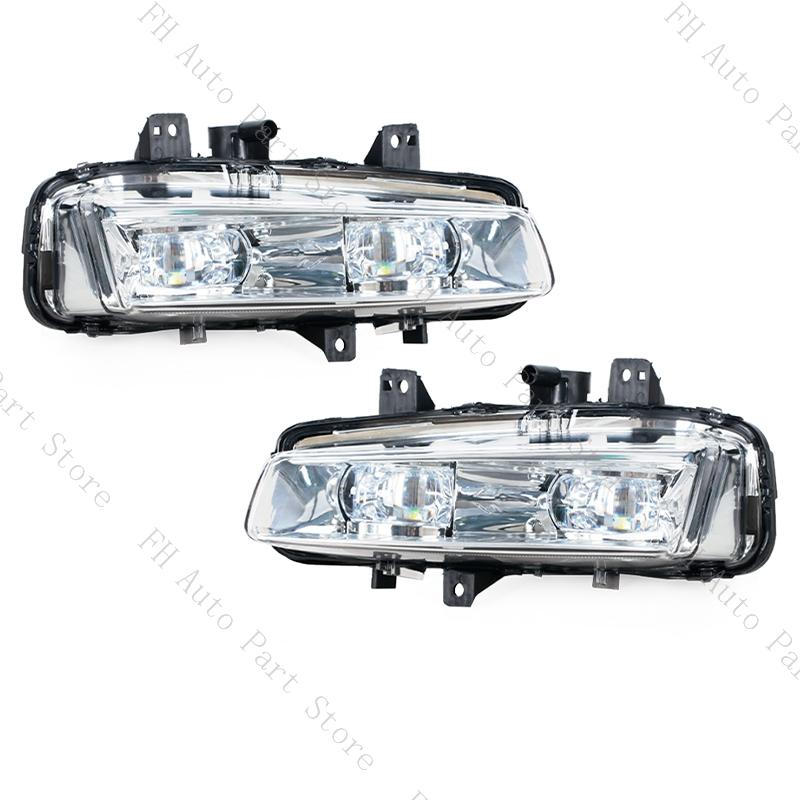 Car LED Front Bumper DRL Daytime Driving Running Lamp Light For Land Rover Range Rover Evoque 2011-2015 Foglight Foglamp