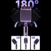 Car Charger With Retractable Cables Fast Charging 2 USB Ports Auto Supplies With Starlight Cell Phone Automobile Chargers For