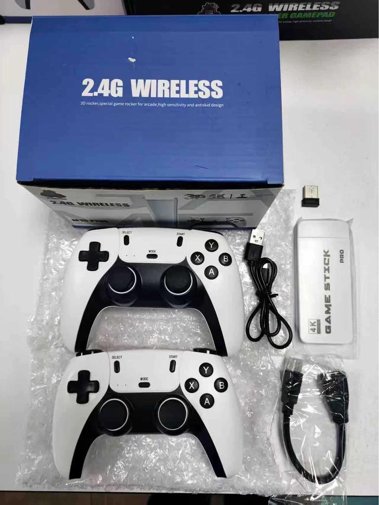 M15 Home TV Game Console: 2.4G Wireless Dual Controllers, 20,000 Games, HDMI