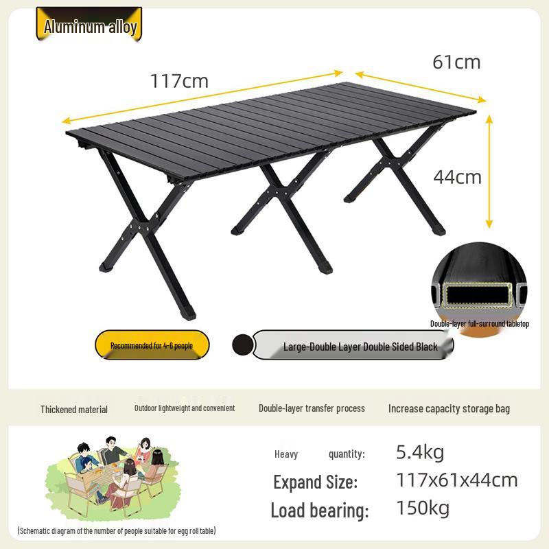 Beechwood Handle Folding Camping Chair – Portable Oxford Cloth Kermit Stool