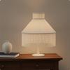 Textile Lampshade with Tassels Replacement Vintage Style Lamp Cover for Bedroom, Living