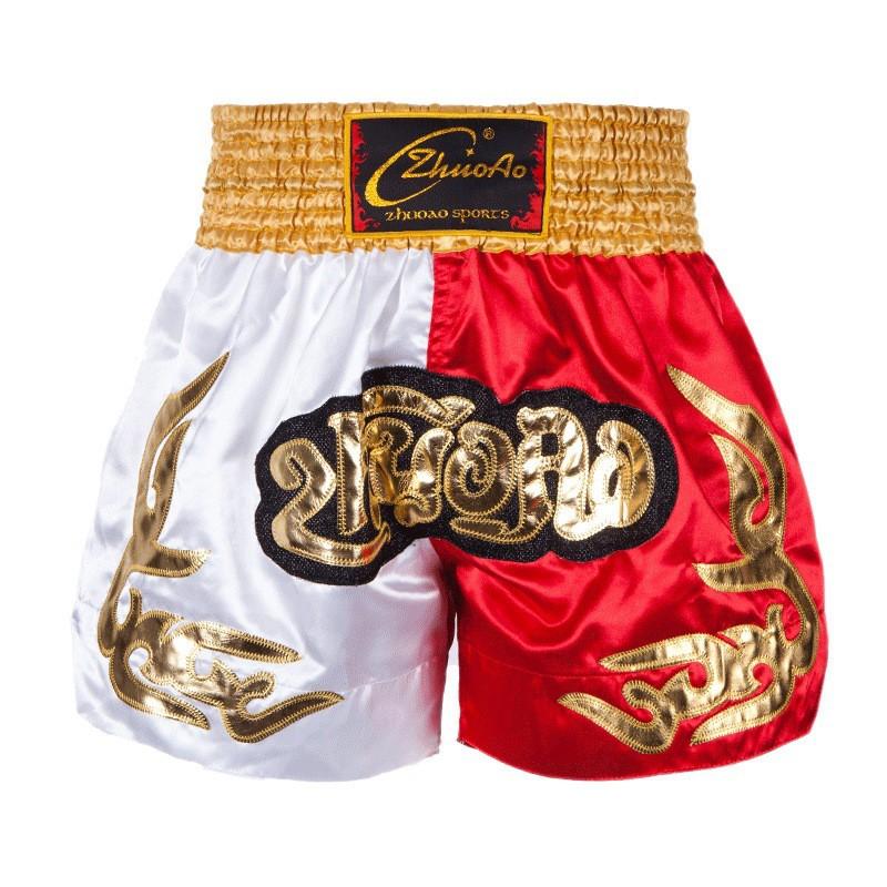 Breathable Muay Thai Shorts Cycling Jersey Training Martial Arts Combat Sports Wear Men Women