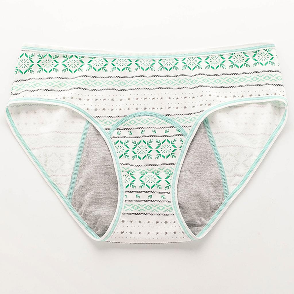 Teenagers Menstrual Panties Mid Waist Women's Panties Full Hip Panties