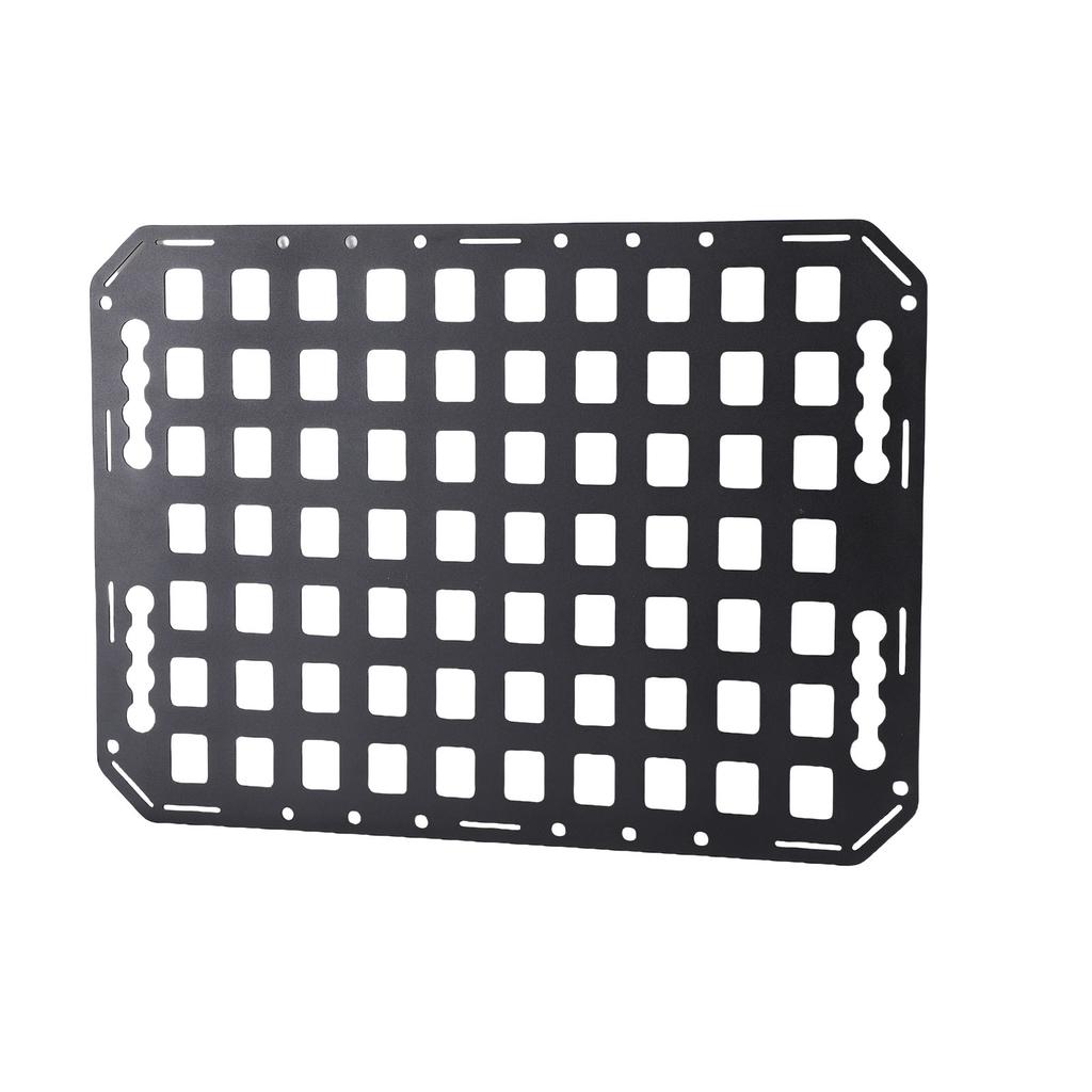 Truck Bed Molle Panel 533x390x2mm Multifunctional High Hardness Aluminum L Rail Mount Cargo Tool Storage Molle Panel
