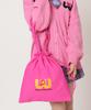 WEGO World Pegasus Collaboration Drawstring Bag for Club High School and Middle School Size Pink Multi-Purpose School, Activities, Students, Students,