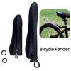 Garde-boue de VTT Noir Épaissi Matériau en Caoutchouc Durable