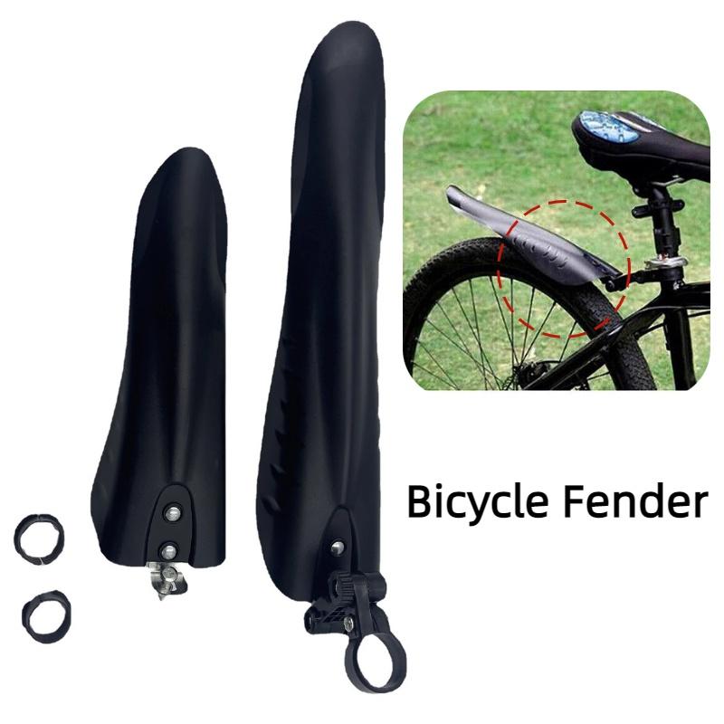 Garde-boue de VTT Noir Épaissi Matériau en Caoutchouc Durable