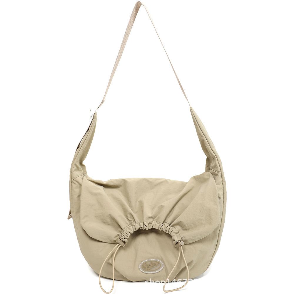 Dumpling Bag for Female College Students, Class Bag, Sports and Fitness Bag, Large-capacity Crossbody Bag