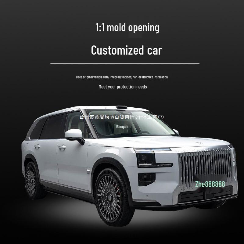 Compatible with 26 Zeekr 9X models: Snap-On Anti-Insect Net Grille Cover for Mosquito and Catkin Protection.