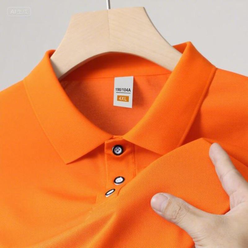 Men'S And Women'S Long-Sleeved Polo Shirts Spring And Autumn New Breathable Trend Office Commuter Business Lapel Top