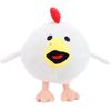 Cute White Chicken Gun Chick Plush Toys Movie Stuffed Animals Cute Soft Stuffed Chook Plush Dolls For Kids Fans Birthday Gifts