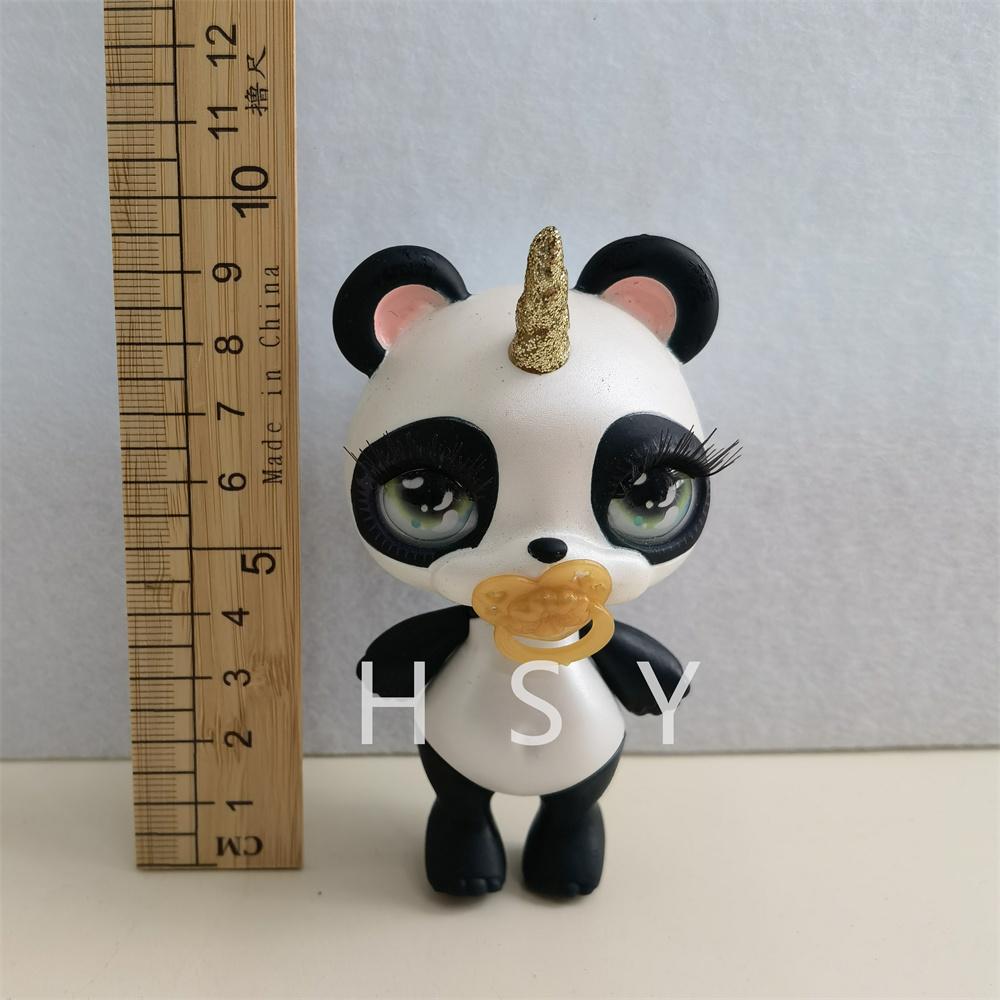 Original 11Cm-13Cm Rainbow Unicorn Doll Little Monster Mud Doll Children'S Game House Toy Set Gift