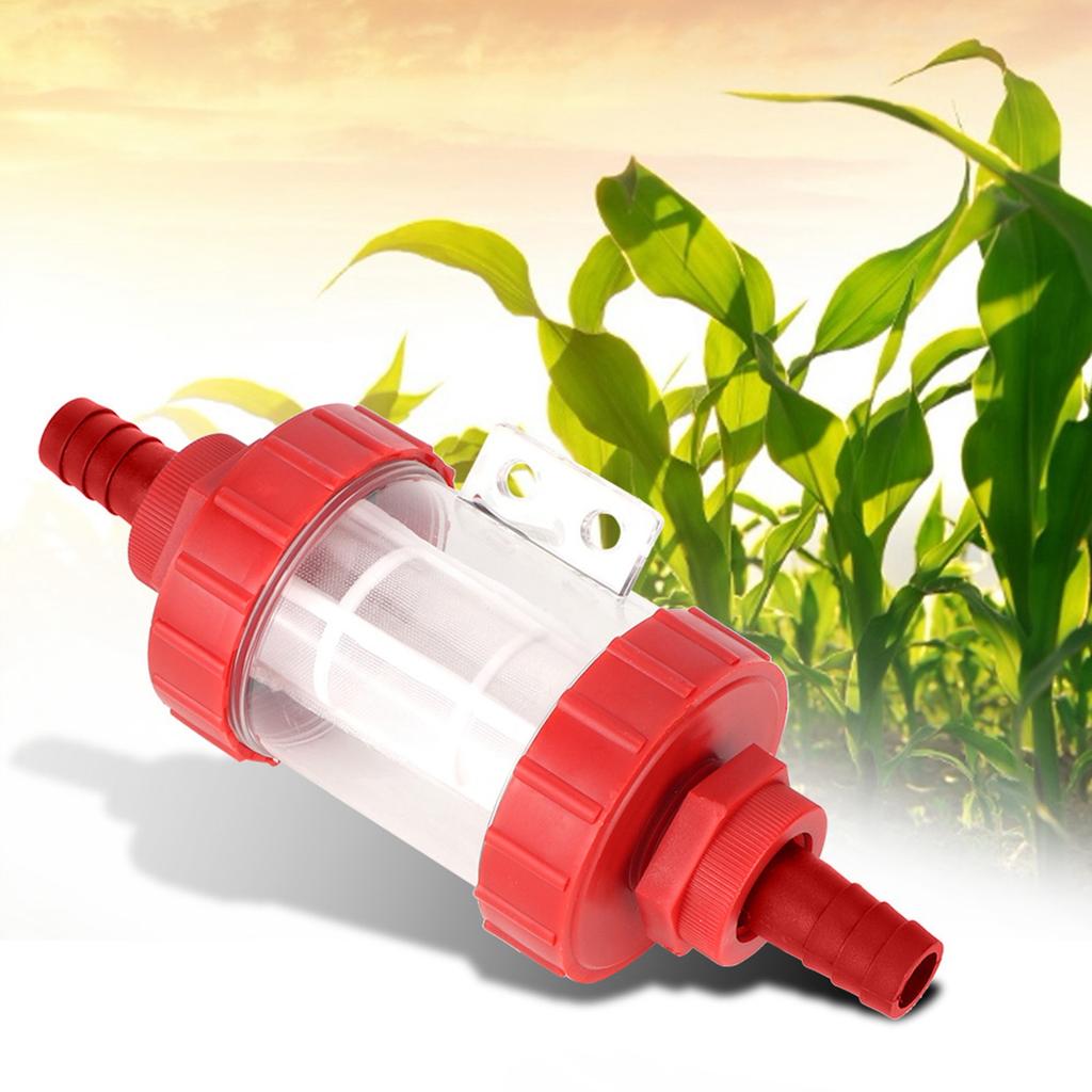 Swimming Pool V Clips, Garden Irrigation Pump Filter, Plastic Pump Filter for 1Celsius2 Hose Diameter, With Rod Connectors for Clean Rods