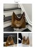 Suede Women's Retro Shoulder Bag - Versatile Autumn/Winter High-End Fashion Tote