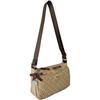 MADEMOISELLE ZAZA Pochette Multi-Rangements Brodée Charme Ruban Chat, Nylon Léger, 7141 (Gris Beige)