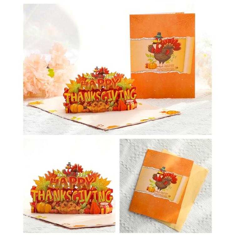 3D Cardstock For Autumn Greeting Thanksgiving Decor For Living Room School Entry