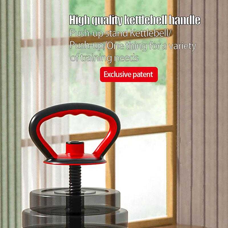 Verstellbarer Kettlebell-Griff für Kurzhanteln, Gewichtsscheiben, Schwungstange, Hantelball, Kettlebell-Griff für den Heimgebrauch und Fitness