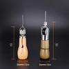 Leather Hand Stitcher & Sewing Machine Kit: DIY Cowhide Leathercraft Tools, Equipment, Diamond Awl, Hand Sewing Awl