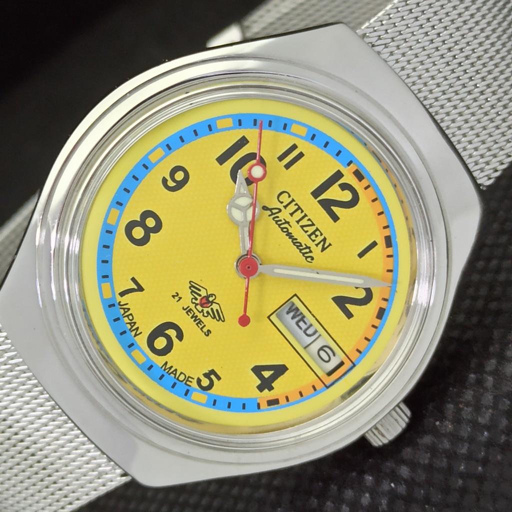 

Б/У ВИНТАЖНЫЕ ЧАСЫ CITIZEN AUTOMATIC 8200 ЯПОНИЯ МУЖСКИЕ ЖЕЛТЫЕ ЧАСЫ 528c-a278524-6 лот528c-a278524