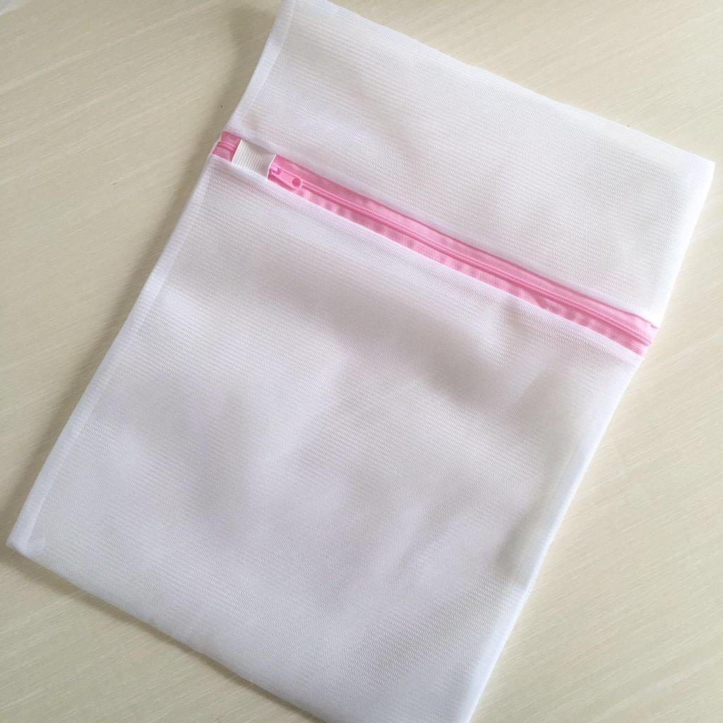 Thickened Fine Mesh Zipper Laundry Bag Set for Lingerie Care