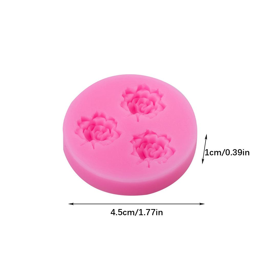 Silicone Mold Flower Wedding Party Festival Holiday Home Cafe Cake Pudding Homemade Fondant Dessert Decorating Mould