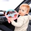 Toddler Steering Wheel Toy Backseat Travel Essentials With Lights Sounds Pretend Play Driving Simulator Educational Gift For Kid