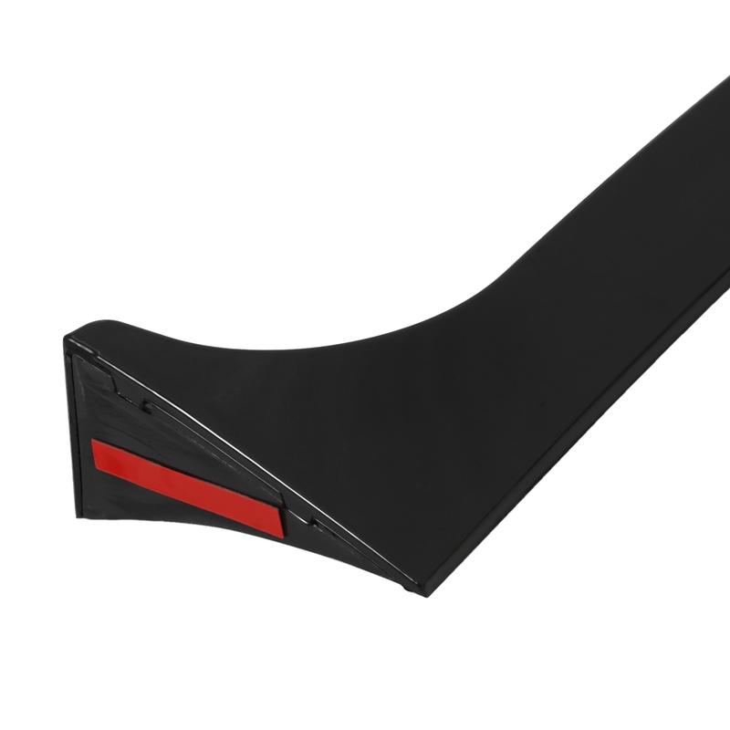 Durable-1 Pair Gloss Black Rear Window Side Spoiler Stickers Trim Cover For V-W Golf 6 MK6 GTI/GTR/GTD 2008 2009-2013 Canards Sp