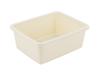 Rectangular Plastic Bowl 33X26Cm 8L Cream -Ben