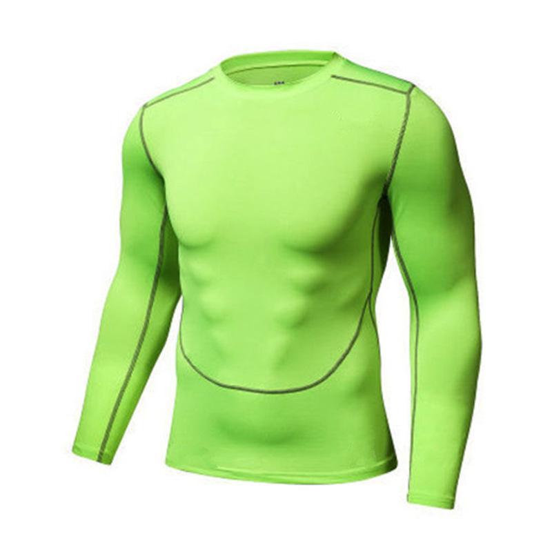 Herren Herbst/Winter Basketball Langarm Fitness Tights - Atmungsaktive, Hochelastische Basisschicht zum Laufen und für Sport