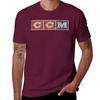 CCM logo Vintage verweerd T-shirt aangepaste katoenen grafische T-shirts Valentijns boetiek kleding heren vintage T-shirts