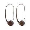 Elegant Agate Long Earrings with Unique Design - Simple, Versatile, and Luxurious Ear Hooks