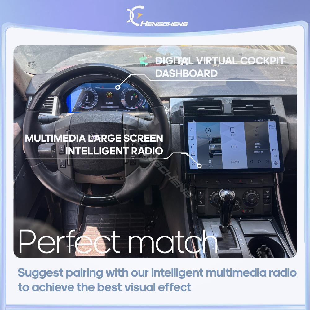 For Land Rover Range Rover Sport 2005-2009 Discovery 3 2004-2009 Digital Cluster Carplay Dashboard Cockpit Virtual Instrument