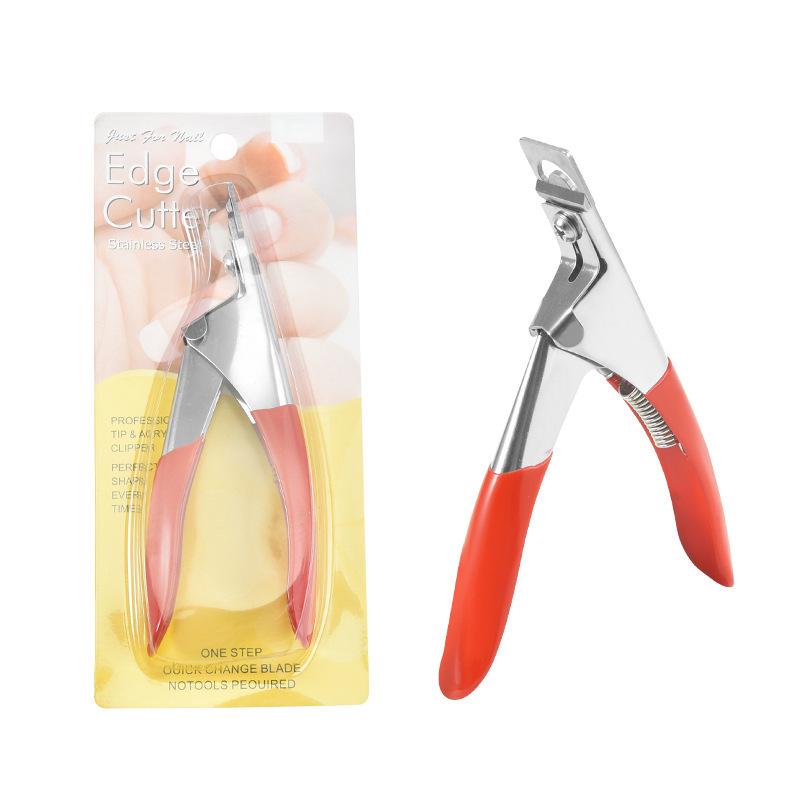 U-Shaped Stainless Steel Nail Clipper for Manicure and Gel Extension