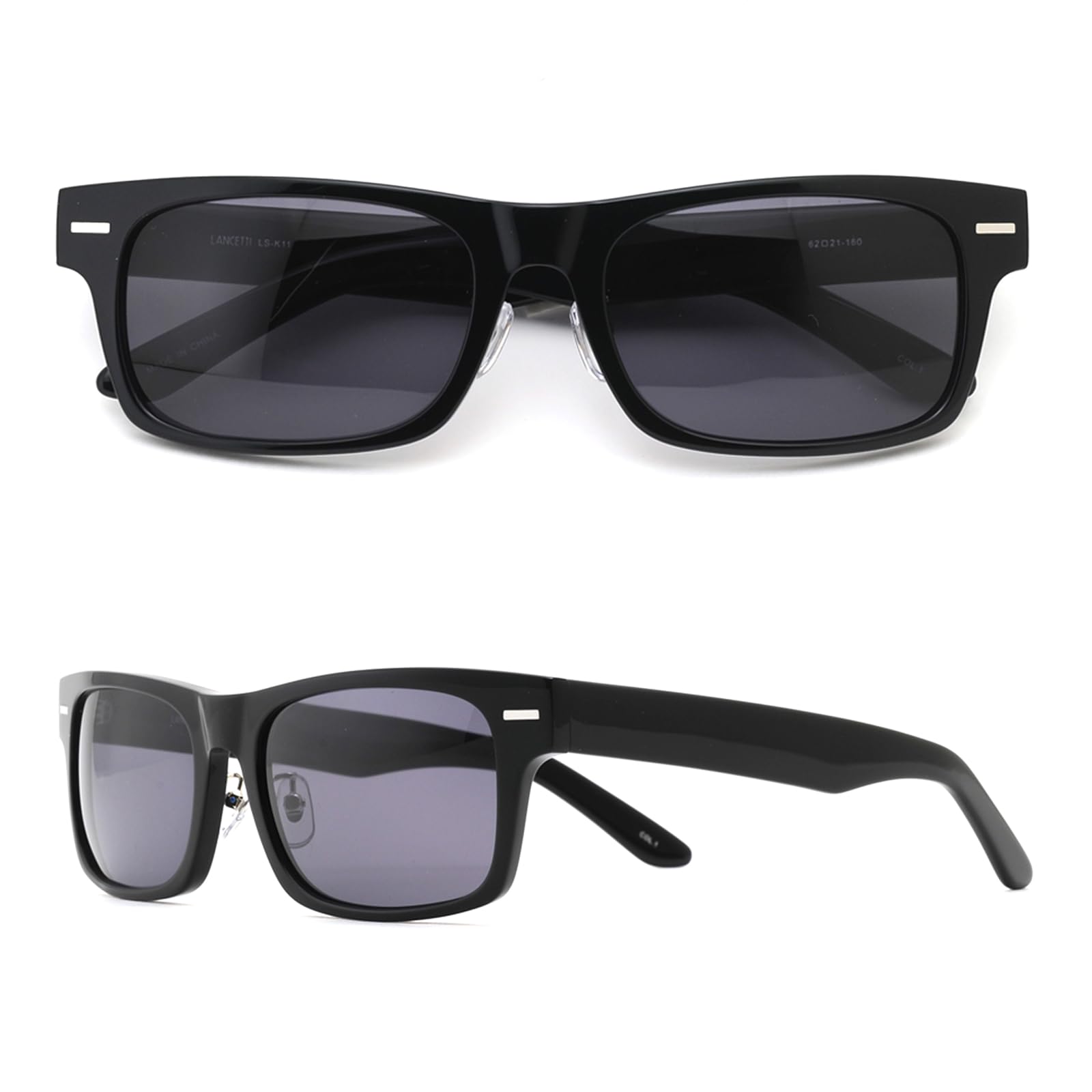 

Big UV Large [LANCETTI] Sunglasses, Size, Men s, Protection, Sunglasses, Black, LS-K11-C1-58