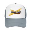 Custom BRP Can Am Logo Print Mesh Baseball Cap Summer Breathable Mesh Sun Hats Caps Unisex Outdoor Adjustable Casual Headwear