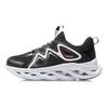 LiNing Arc Casual Comfortable Shock Absorption Breathable Low-Top Running Shoes Kids sneaker Black YKFQ054-1