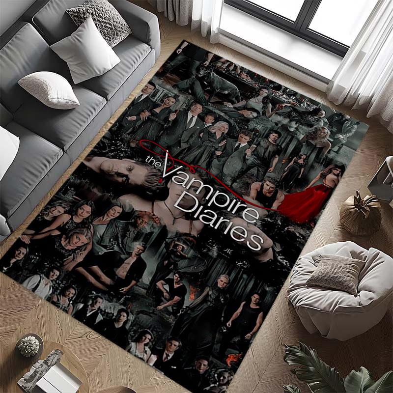 Vampire Diaries: Rainy Night Gathering carpet Suitable for all seasons Home Decor Room Christmas gifts Dormitory decoration