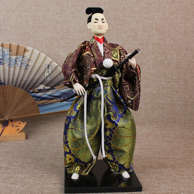 30cm Japanese Samurai Doll Ninja Figurine Decoration of Sushi Restaurant Izakaya Hotel Restaurant Decorative Japanese-style Gift