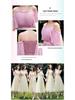 2025 New Off-the-Shoulder Bridesmaid Dress: Mid-Length, Slimming, with Fairy Charm for Special Occasions.