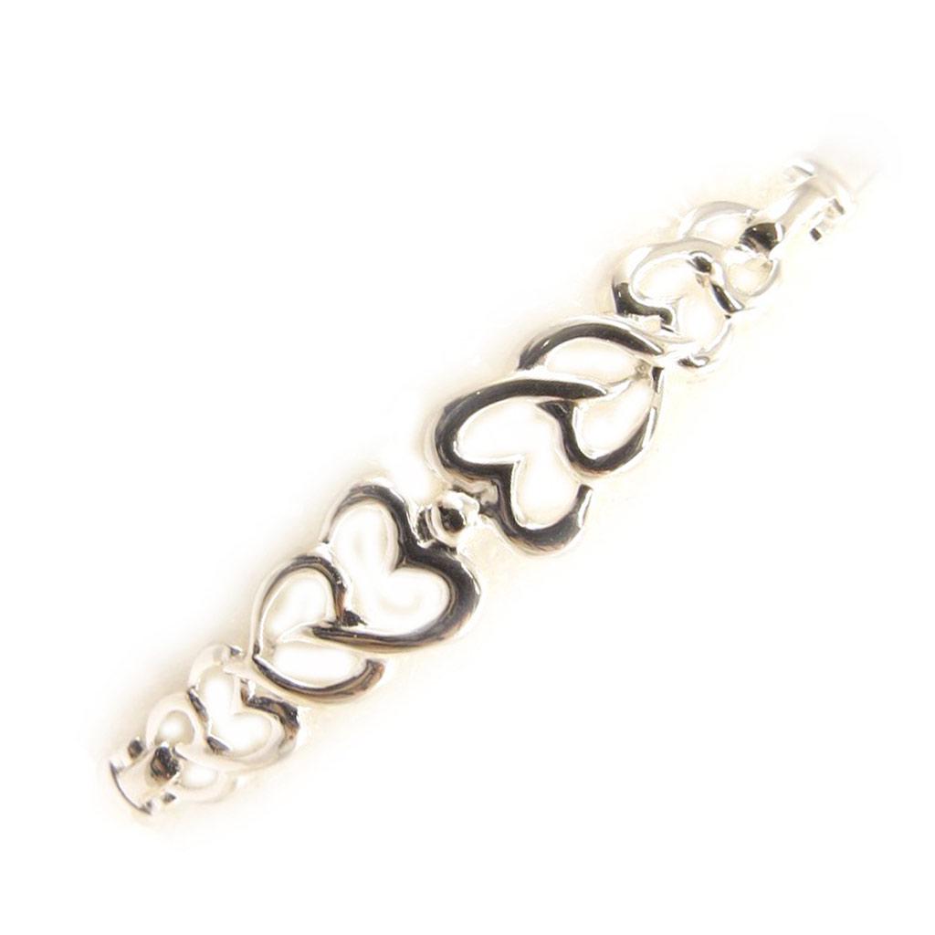 Les Trésors De Lily [D7248] - Silver Bracelet 'Love Parade'