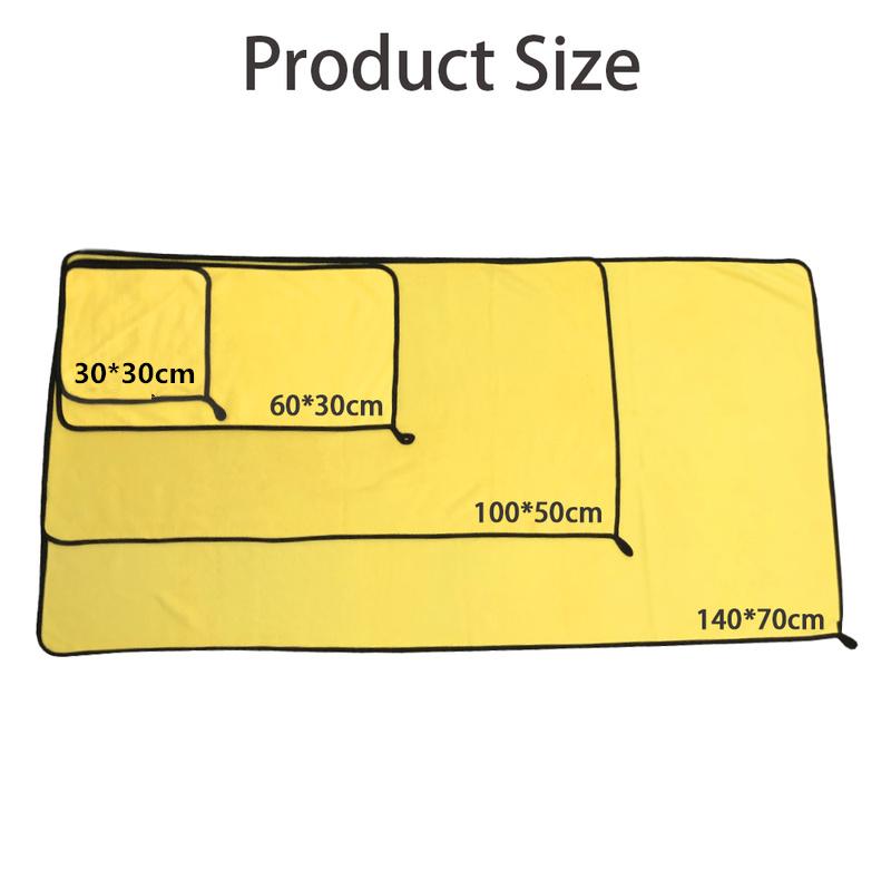 Quick Drying Pet Dog and Cat Towels Soft Fiber Towels Water-absorbent Bath Towel Pet Shop Cleaning Towel Pet Supplies