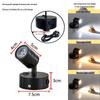 Wireless Jewelry Display Spotlights for Cabinets and Desktops