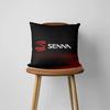 Ayrton Senna Logo Cushion Cover, Sofa Pillow Case, Car Throw Pillowcase, Home Decorative, 293
