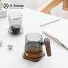 Nanshan Mr. Square Round Glass Tea Separation Mug